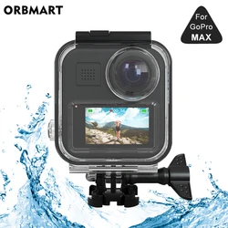 Touchscreen Wasserdichte Gehäuse Fall für GoPro MAX 360 Tauchen Schutz Unterwasser Dive Abdeckung für Go Pro Max Kamera Zubehör