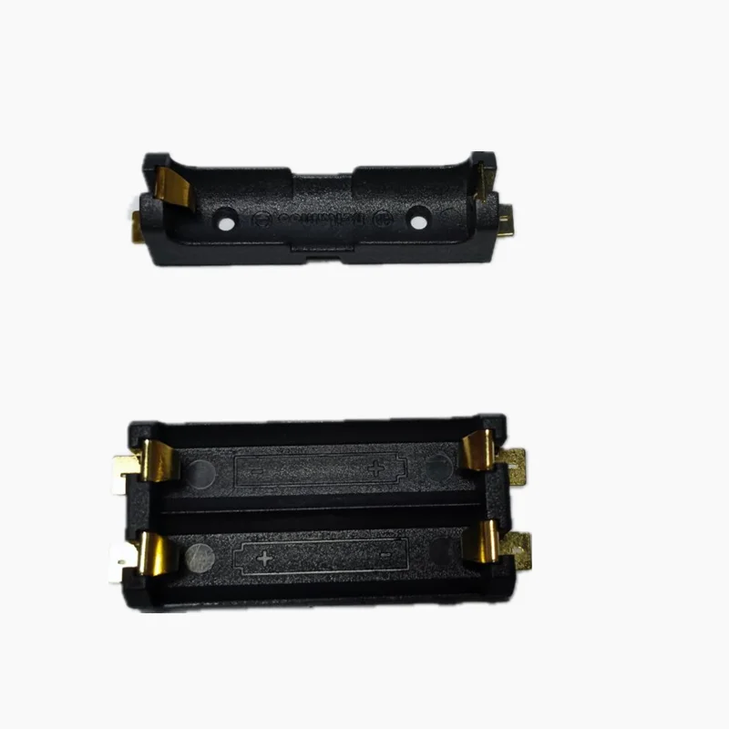 1Pcs/lot 1xAA 2xAA 14500 ER14505 SMT Battery Holder Battery Storage Box With Bronze Pins High temperature resistance