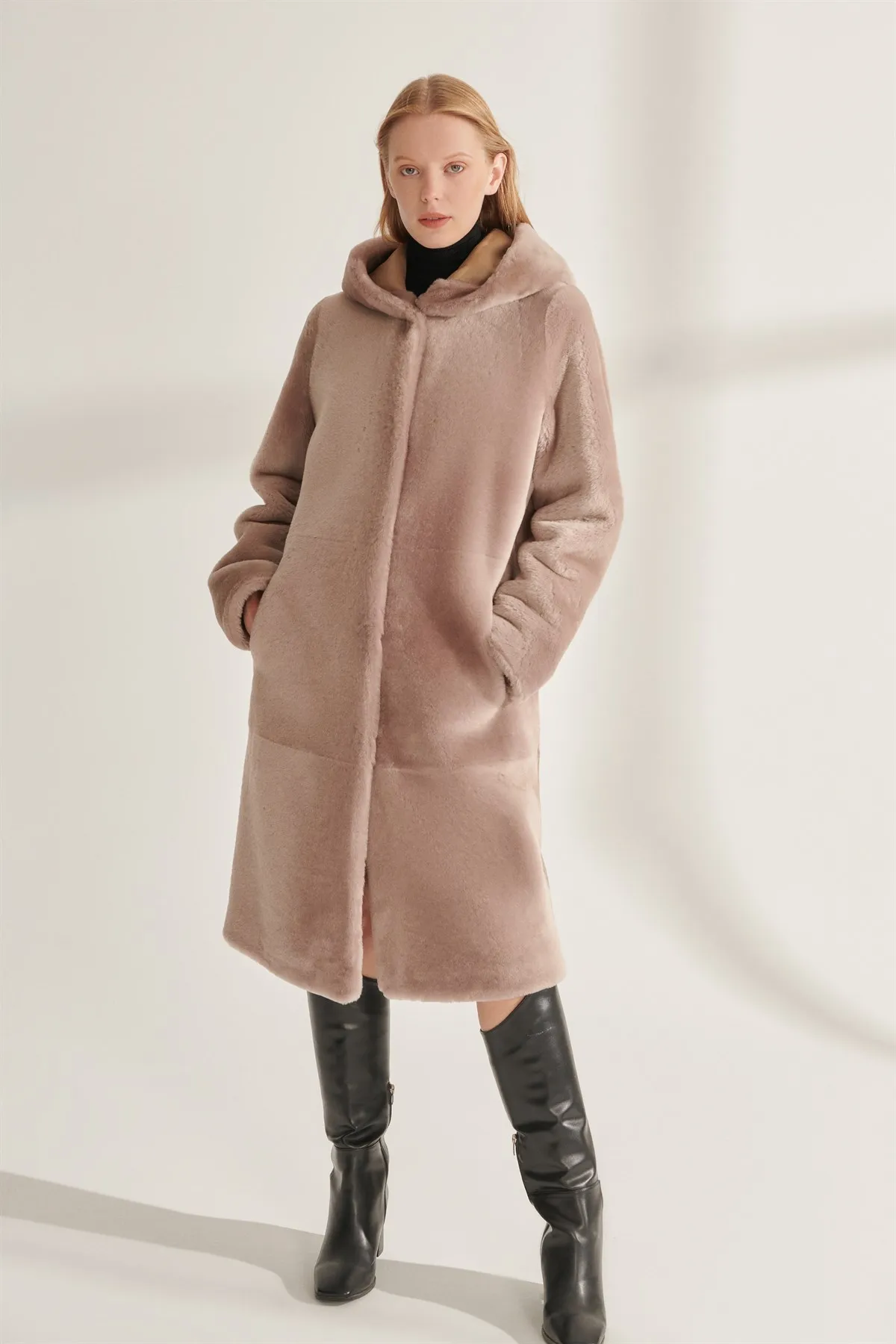 Women's Plush Parka Real Fur Coats Sheepskin Overcoat Winter Clothes Warm Outerwear Long Plush Outfits New Street Fashion