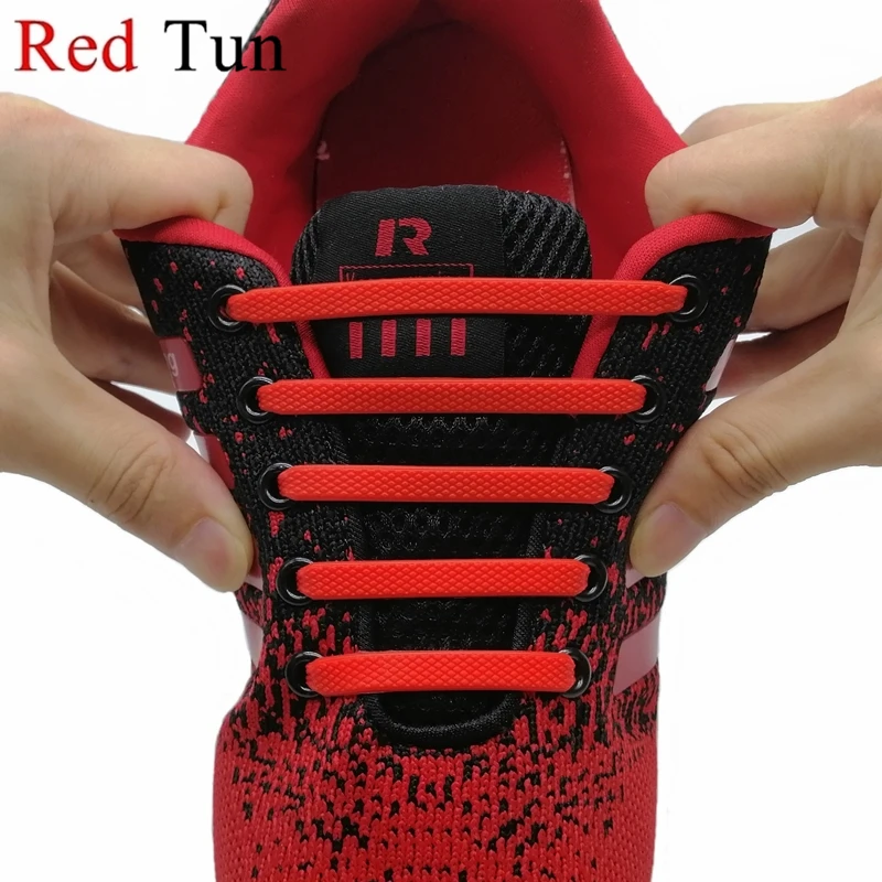 14Pcs/Set Running Silicone Elastic Shoelaces Fashion Unisex Athletic Elastic Silicone Shoe Lace All Sneakers Fit Strap