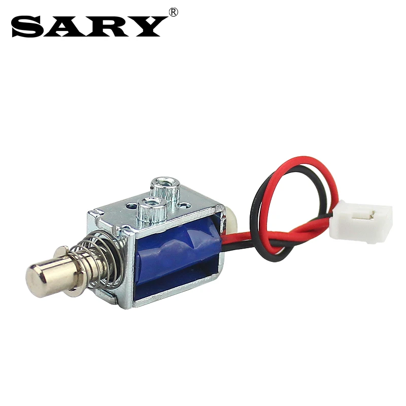 Mini DC 5V Electric Control Lock Ultra-small 12V Electric Bolt Lock Mini Electromagnetic Coil Electromagnet Telescopic Rod