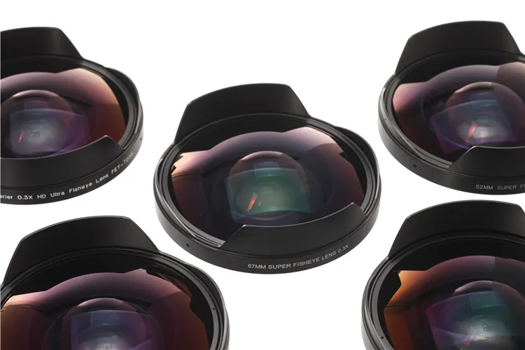 0.3X 43mm fisheye camcorder lens for Sony Camcorder