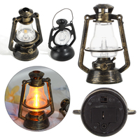 Mini Retro Kerosene Lantern 1:12 Scale Oil Lamp Decor Simulation  Toy Doll House Miniature Scene Ornaments Kids boys Girls Toy