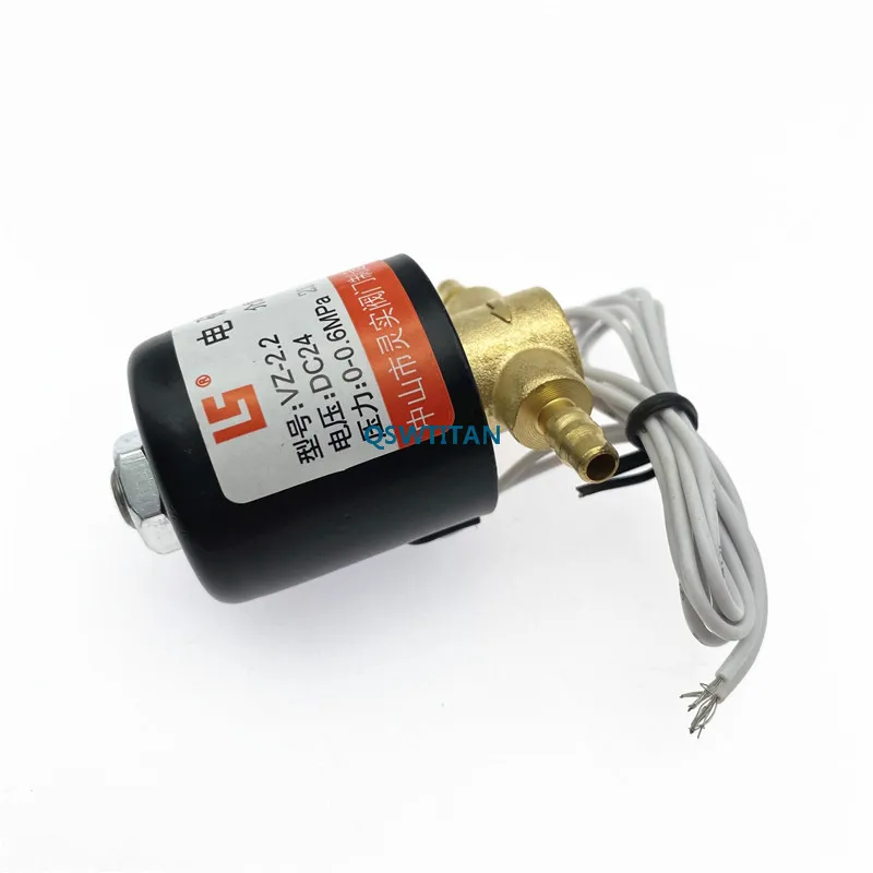 2Pcs ทันตกรรม DC24V วาล์ว Solenoid ไฟฟ้าทันตกรรมห้องปฏิบัติการ