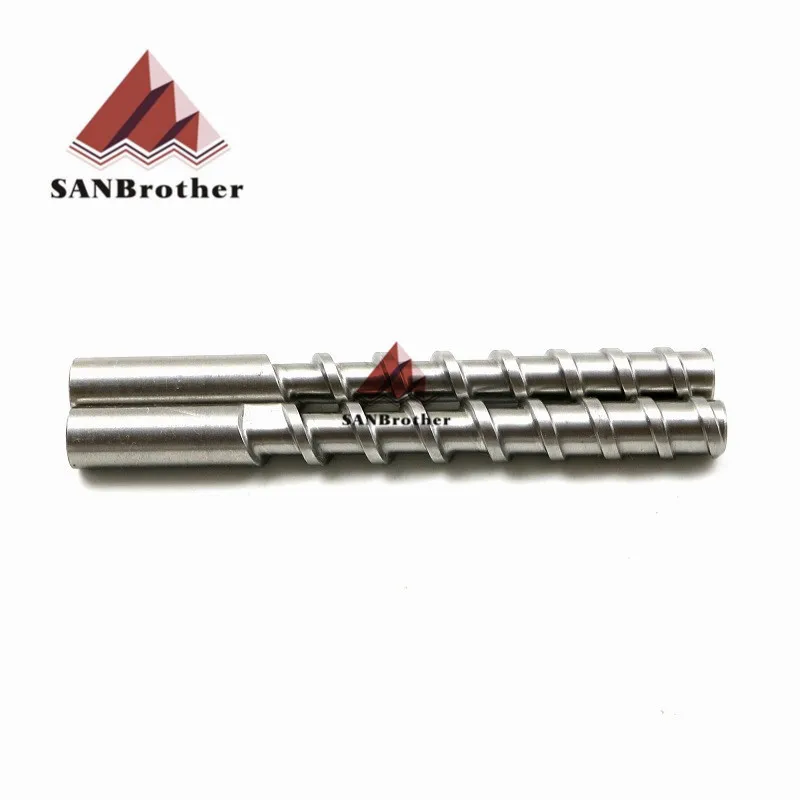 8MM x 82MM Ceramic Mud Powder Extruder Micro Screw Throat Feed Rod Feed Rod 3D Printer Accessories