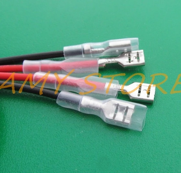 20 Pcs 0.5mm2 10/15/20/25/30 Cmwire Koude Persing Connector 2.8 4.8 Mm 6.3mm Vrouwelijke Mannelijke Insert Plug Lente Terminal Batterij Schakelaar