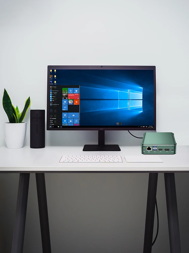 Pfsense Mini PC BKHD Fenster 10 Linux Core i3-8145U 2 * DDR4 M.2 Nuc Ultra Kompakte PC mini-computer HDMI typ-C 4K 60Hz