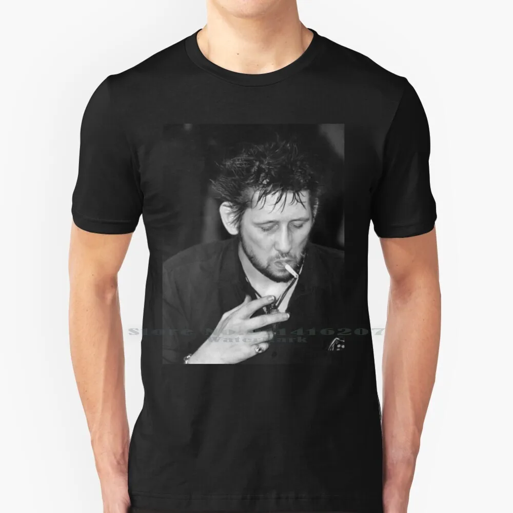 Shane Macgowan Smoking I T Shirt Cotton 6XL Punk N Roll Music Pogues Irish Shane Macgowan Heathers Photography Heather Swanson