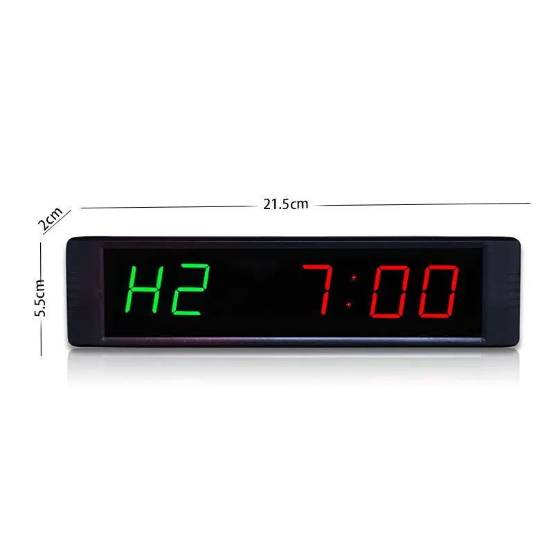 Gym countdown clock LED programable training fitness timer Tabata digital gym timer with stopwatch