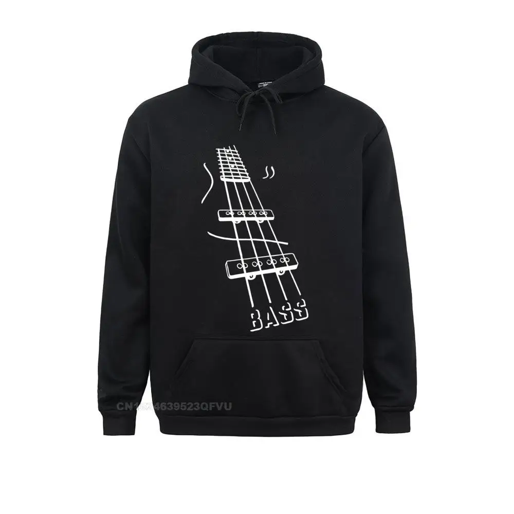 

Bass Guitar Pullover Hoodie Men Fashion Tees Crew Neck Cotton Clothes Birthday Gift Women Camisas Hombre