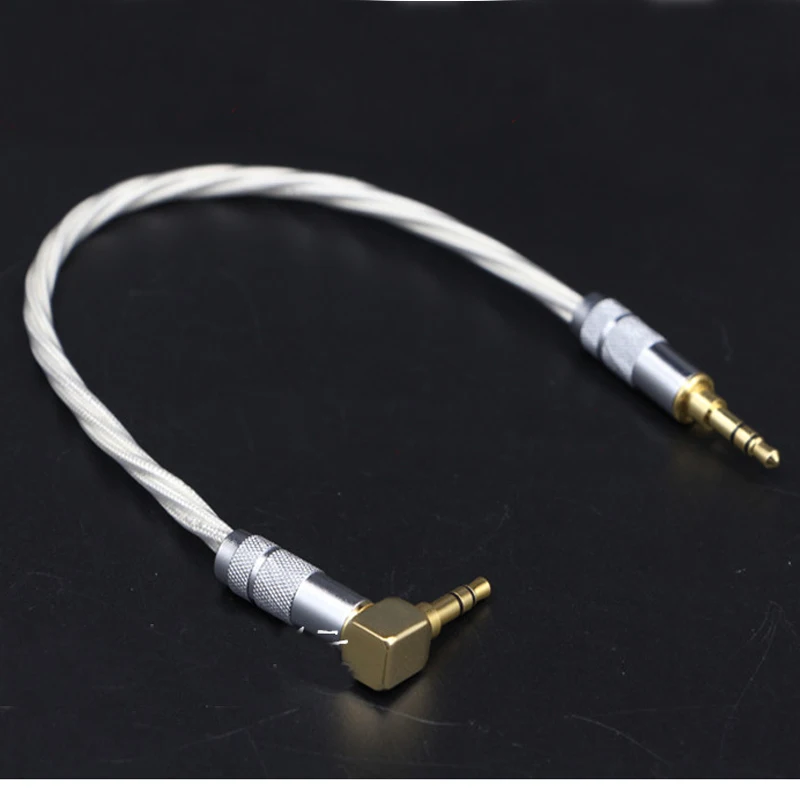 2M hifi cable Stereo Audio 3.5mm to 3.5mm Male 3 Line In Car Aux Cable Headphone Amplifier