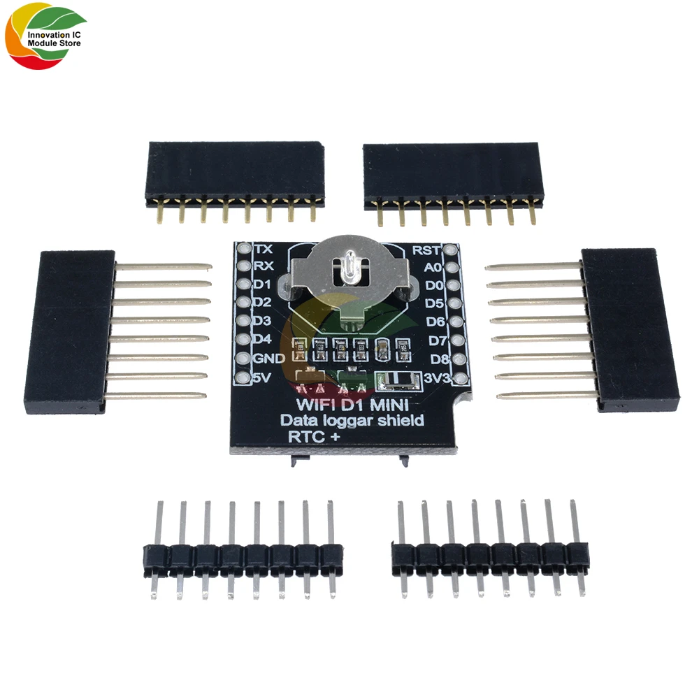 RTC DS1307 Clock Micro Micro SD For Wemos D1 Mini Data Logging Expansion Board DS1307 Clock Module