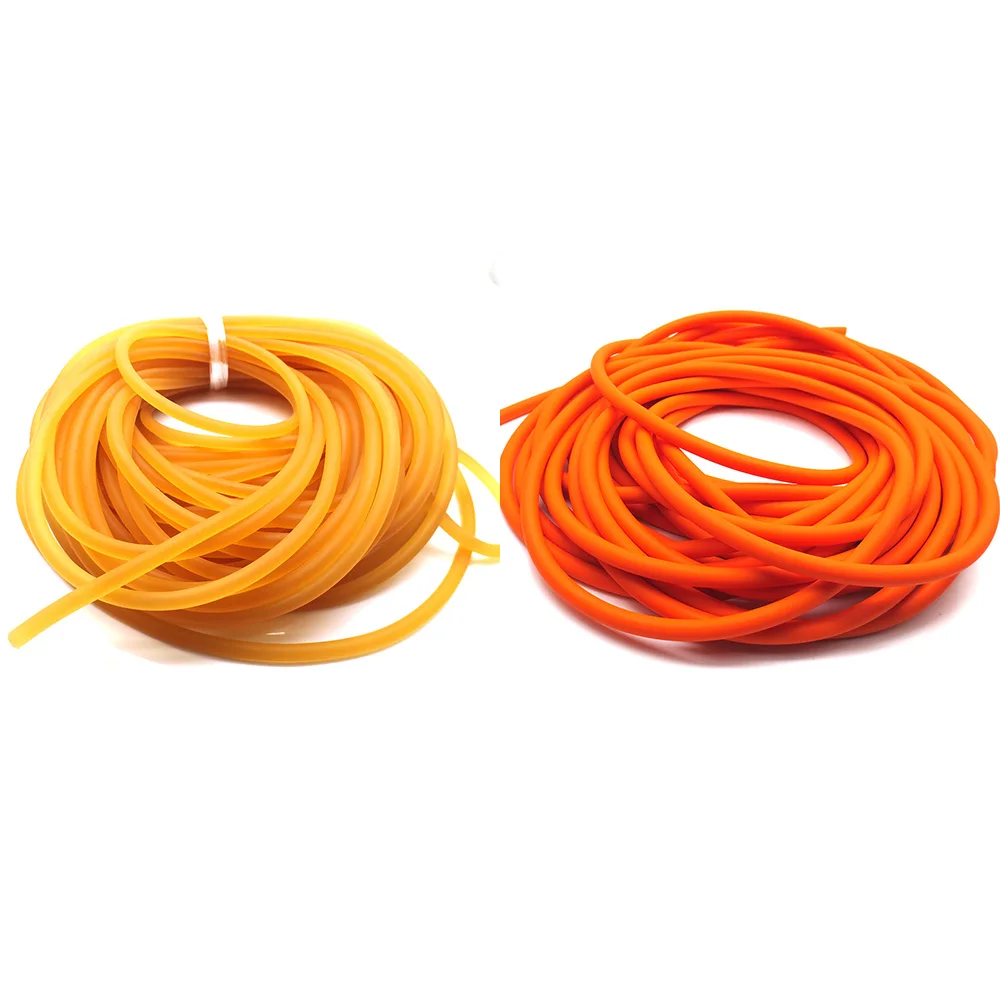 Solid Elastic Rubber without Hole, Natural Latex Yoga Rope, Used for Sports Exercise and Fitness, 1 Meter Diameter, 5-6mm