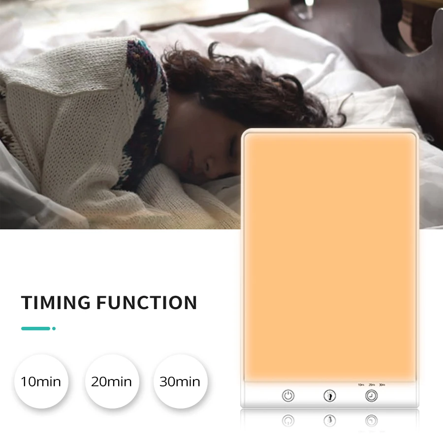12000 Lux LED SAD Therapy Mood Light 3200K 5500K Daylight Timming 3 Modes 5V Simulating Natural Cure Seasonal Affective Disorder