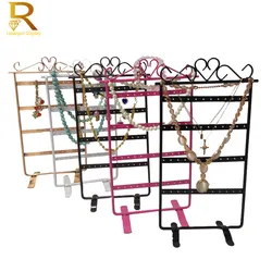 Wholesale48 Holes 24 Pairs Stud EarringDisplay Rack Metal Stand Holder Jewelry Earrings Organizers Showcase Packaging & Display