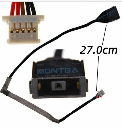 DC POWER JACK w/ Cab for lenovo ideapad 720-15ikb 720 5c10p26267 Charging Socket