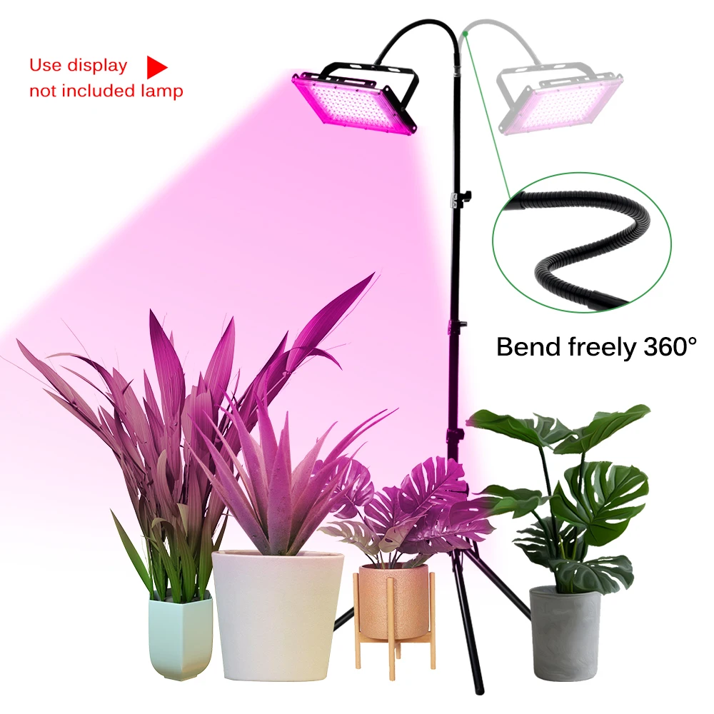 ชั้นยืนขาตั้งกล้องท่อโลหะยืดหยุ่นต่างๆโคมไฟปรับ60ซม.-160ซม.Grow Light อุปกรณ์เสริม Bend ได้อย่างอิสระ360 °