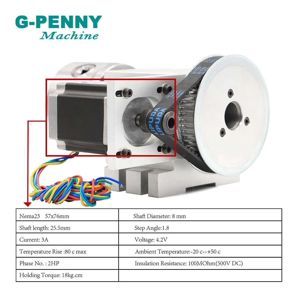 3 Jaw 80mm chunk 4th Axis A axis Ratory Axis with nema23 motor  Tailstock dividing head Rotation 6:1  for  CNC router engraving