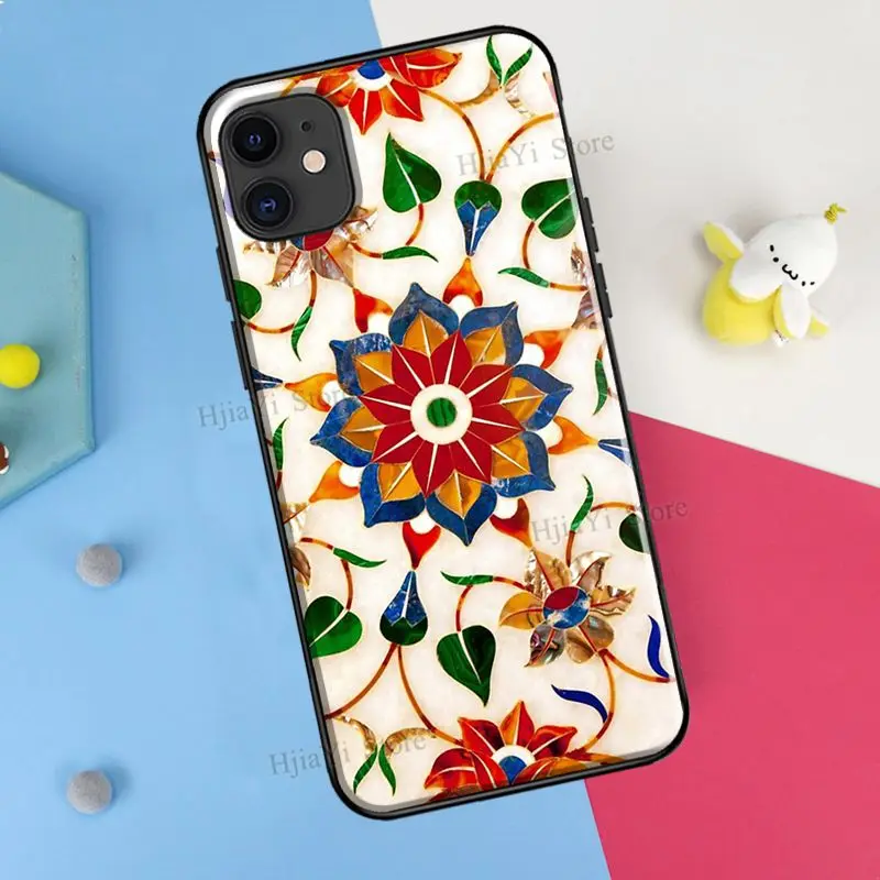 Moroccan Tile Case For iPhone XR X XS Max SE 2020 8 7 Plus Coque For iPhone 11 14 12 13 Pro Max mini Cover