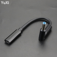 USB Type C Female to 4.5*3.0mm Plug DC Power Adapter Connector USB-C to DC 4.5 mm Plug Charging Converter for HP Laptop