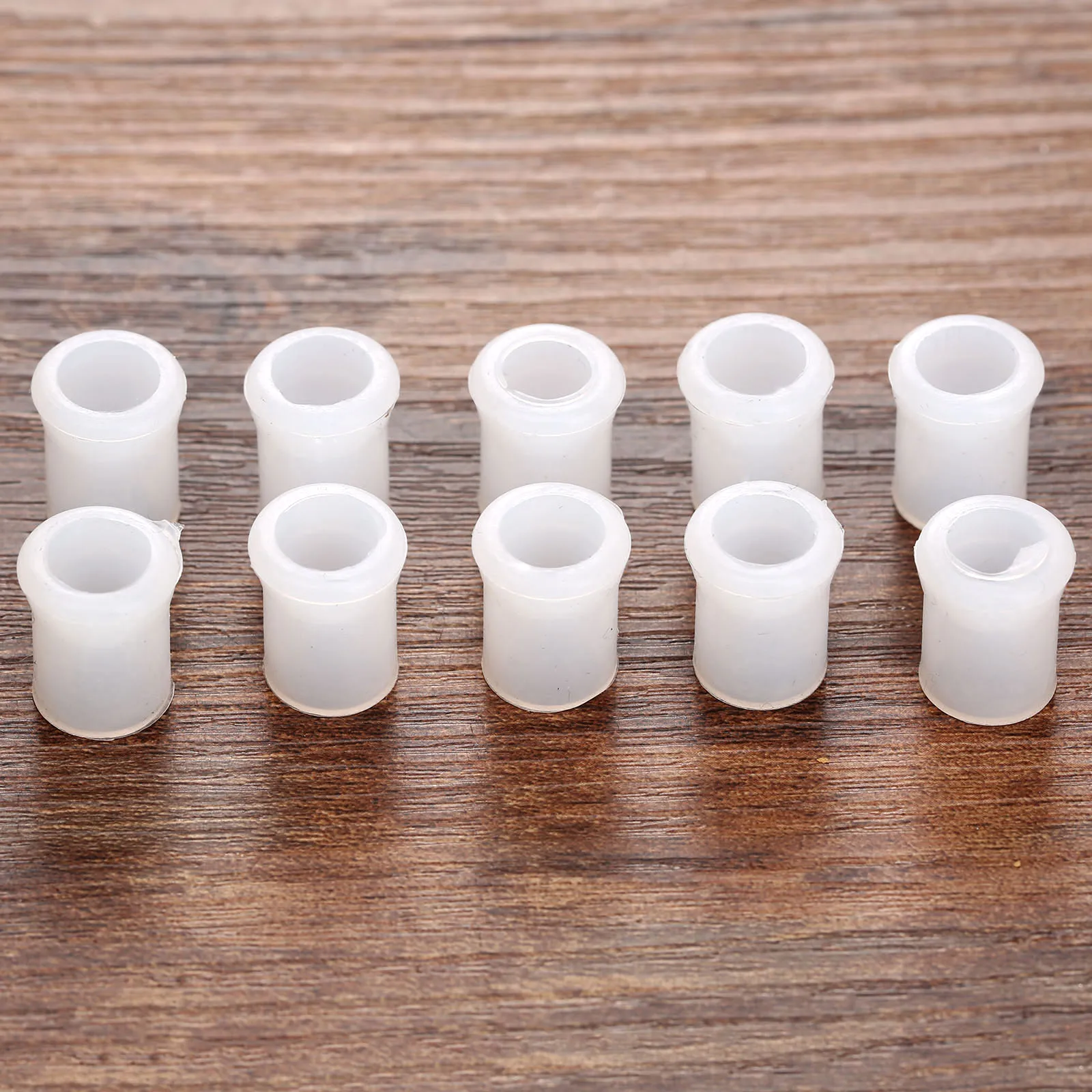 10pcs Rubber Smoking Pipe Holder Mouthpiece Herb Tobacco Smoking Pipe Soft Tip Grips Bites Smoke Accessories White Cigar Tools