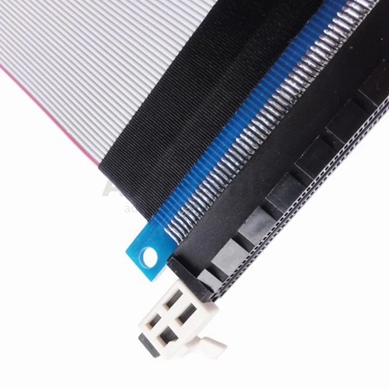 PCI Express 16X Riser Flexible Cable Male to Female PCIe x16 Extension 16X Riser Card Ribbon Extender Cable 20cm 25cm 30cm 35cm