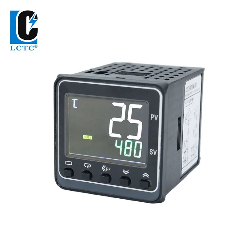 TC/RTD K/E/J PT100 wielowejściowy 48x48mm LCD cyfrowy inteligentny regulator temperatury py py SSR wyjście przekaźnikowe 2 alarm