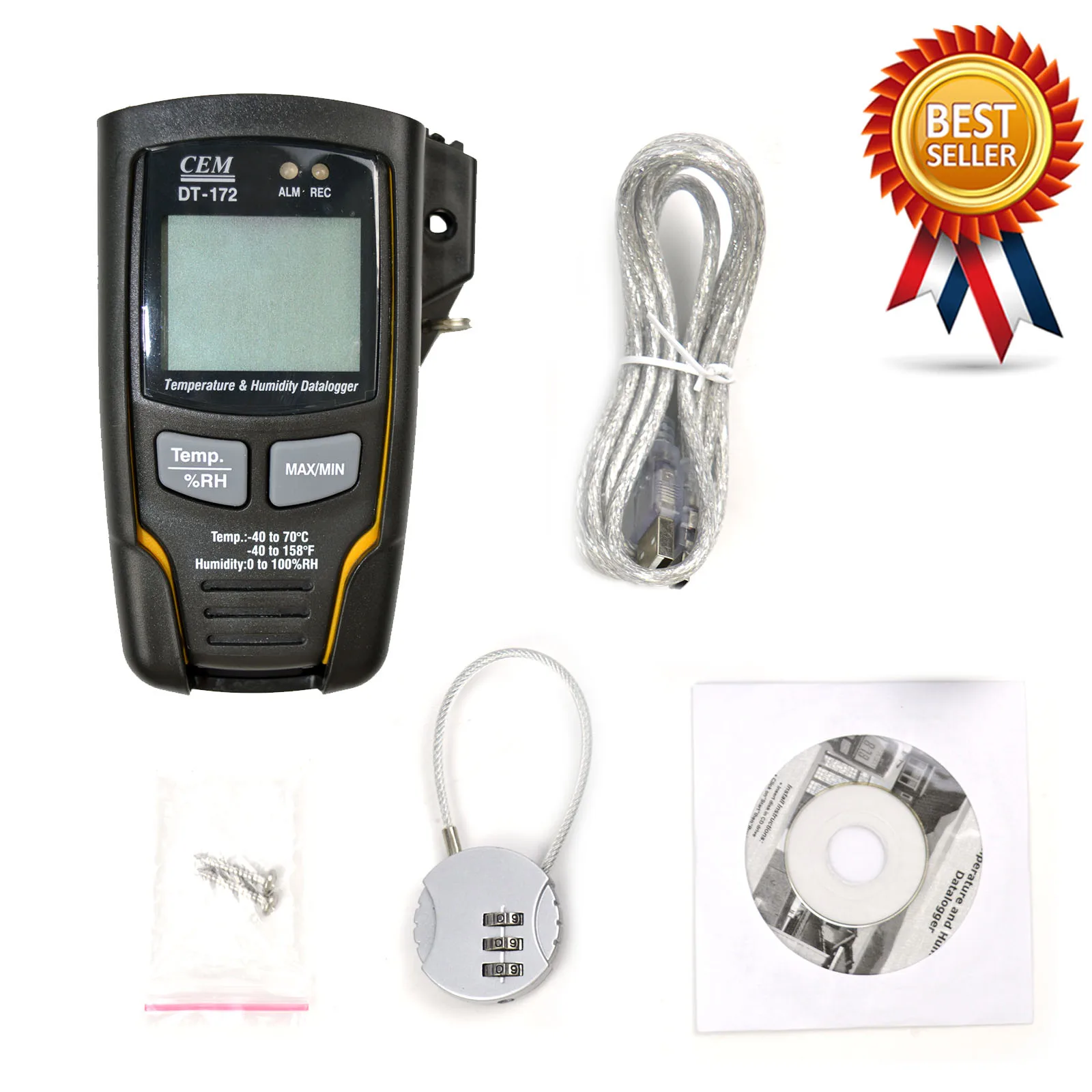 Cem DT-171 DT-172 temperatur & feuchtigkeit daten rekorder hochpräzise thermometer intelligente alarm anzeige mit usb-schnitts telle