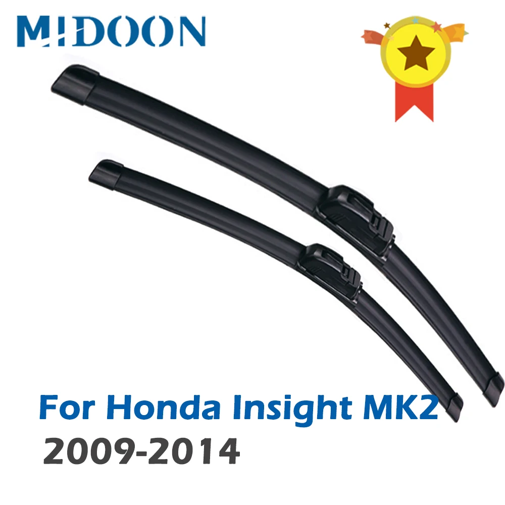 MIDOON Wiper Front Hybrid Wiper Blades For Honda Insight MK2 2009 - 2014 Windshield Windscreen Front Window 26