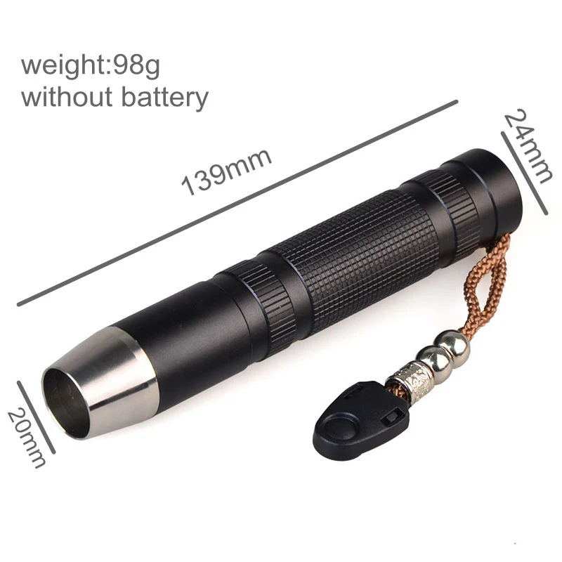 Newest Portable 365nm UV Flashlight 2-in-1 LED Light Torch Ultraviolet Jade Identification Lantern For Gemstone Jewelry Detect