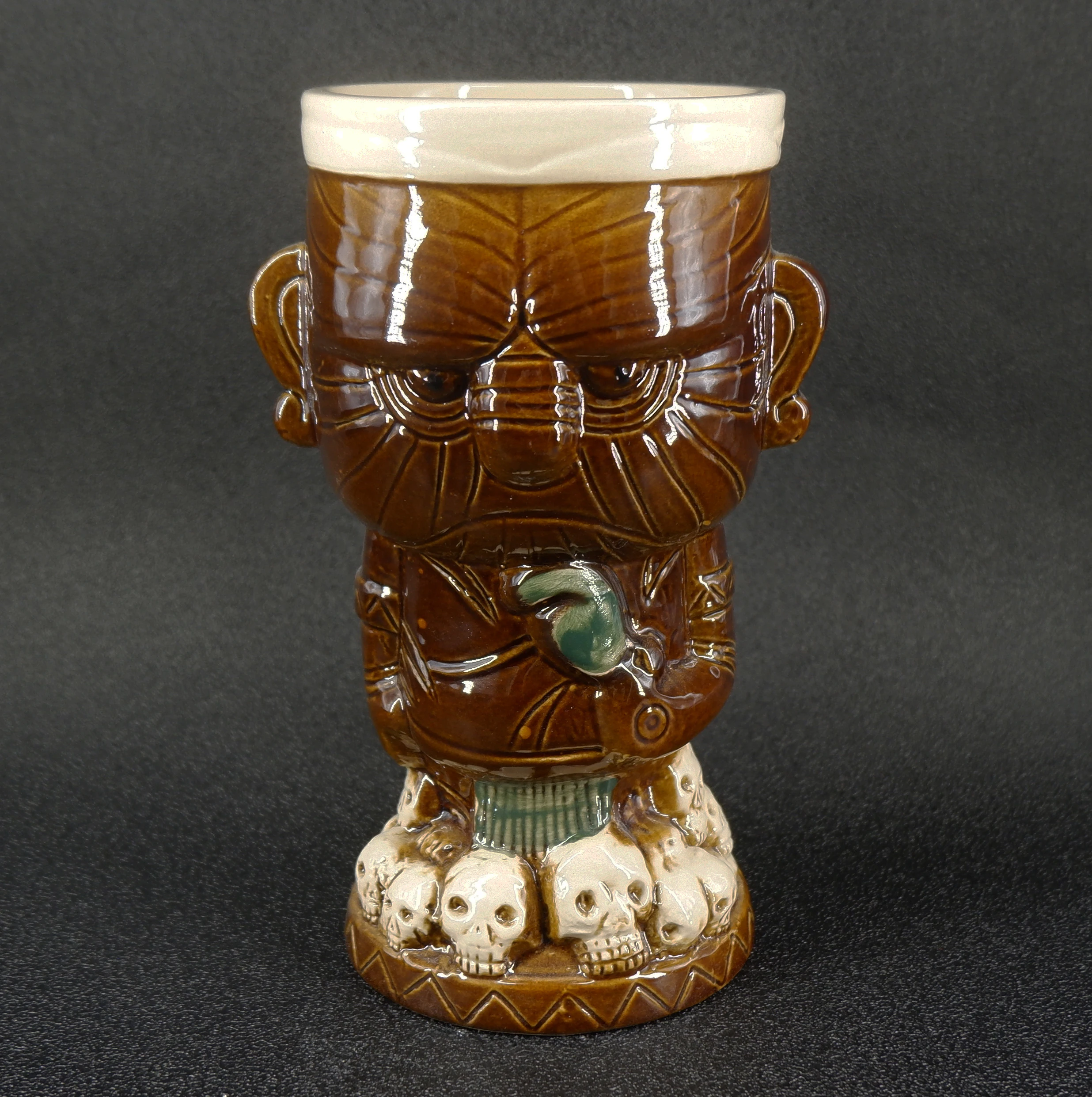 Maori Chiefs Tiki Mug Barware Cocktail Mugs Beer Wine Cup Art Ceramic Cup Wine Accessories Ceramic Crafts Bar Tools