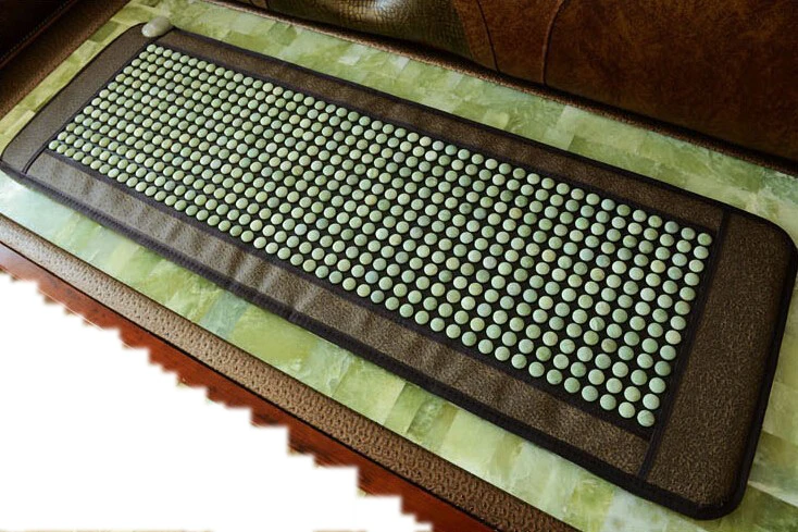 New high quality household jade sofa cushion heating and massage cushion storage stone therapy