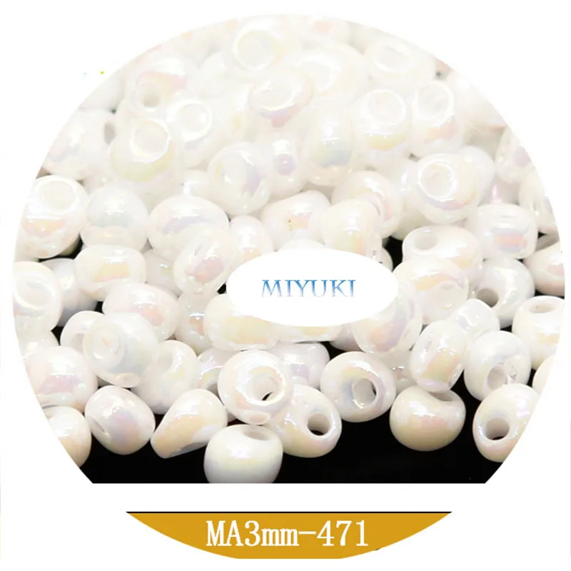 Japan Imported Miyuki  Ma3mm Drops 16 Colors Light Color Handmade DIY Loose Beads 5g