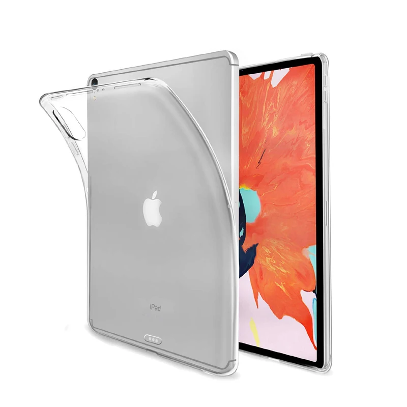 Back Case for iPad 10.2 9.7 2018 2017 2 3 4 Cover for Air 2 1,TPU Soft for iPad Pro 10.5 10,Crystal Protector for Mini 4 5 3 2 1