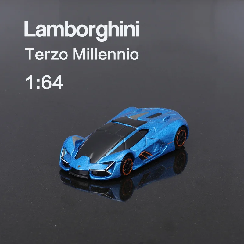 1:64 Car Model Terzo Millennio Veneno Aventador Commemorative Alloy Diorama Concept Collection Miniature Carros Toy