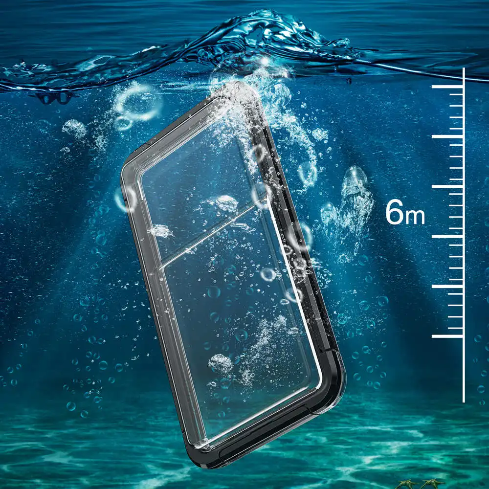 IP68 Waterproof Case Cover Coque For Xiaomi Mi 9 11 Mi10T Mi9lite Note9T 9Pro 5G Redmi Note9S X3-NFC K30 Note 7 8 8Pro Mi10 10X