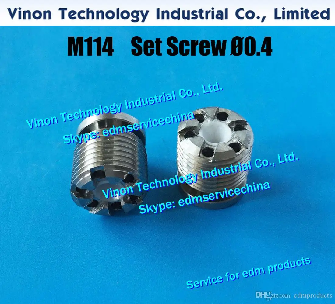 X053C241G52 M114 edm Set Screw Ø0.4mm Upper & Lower for Mit subishi DWC-H1,HA,SA,SB series machines. X053-C241-G52