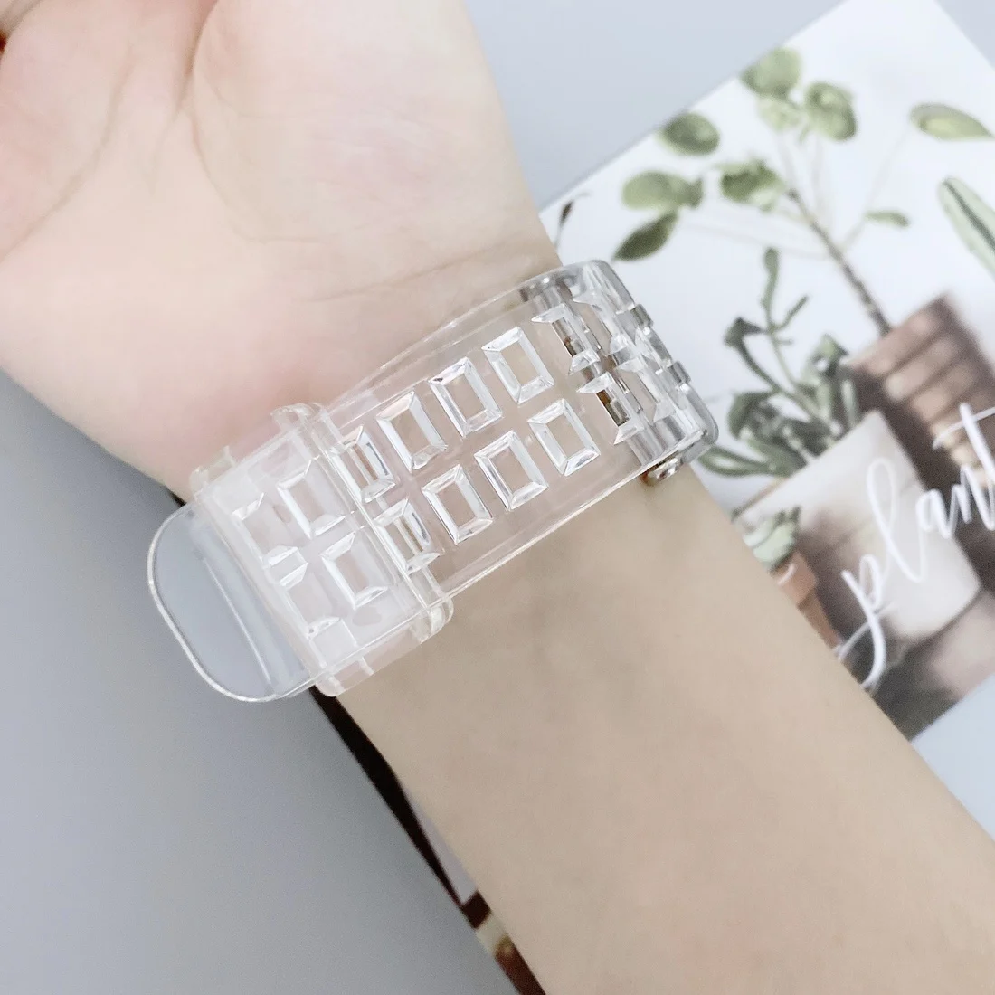 โปร่งใส2 In 1 TPU สายคล้องคอ Fitbit Versa 3 Sense สีซิลิโคนกีฬานาฬิกา Versa 3กรณีป้องกัน