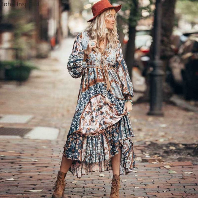 Boho hippie dresses best sale