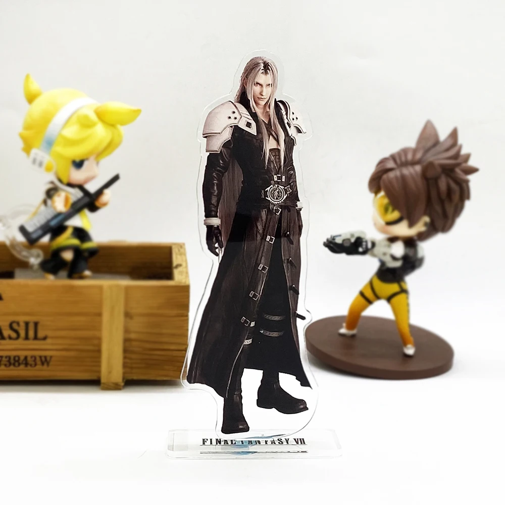 F FF7 VII 7 Remake RE Cloud Sephiroth Japón acrílico standee figuritas decoración de escritorio decoración de pasteles