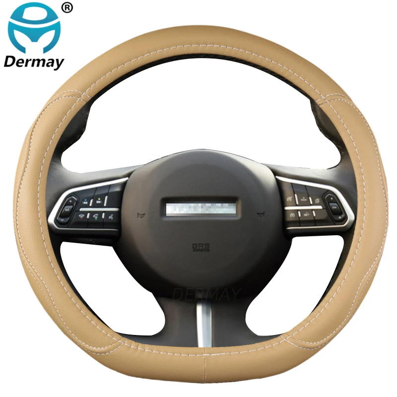 for Haval F7 F7X F5 PU Leather Car Steering Wheel Cover D Shape Auto Accessories interior Fast Shipping