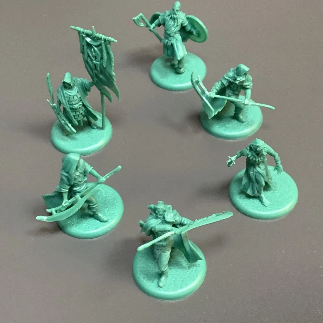 Lot CMON Board Game Miniatures Zombicide Green Horde Rising Sun Song of Ice Hero Warrior Horror Zombies Table-Top Thumbnails Toy