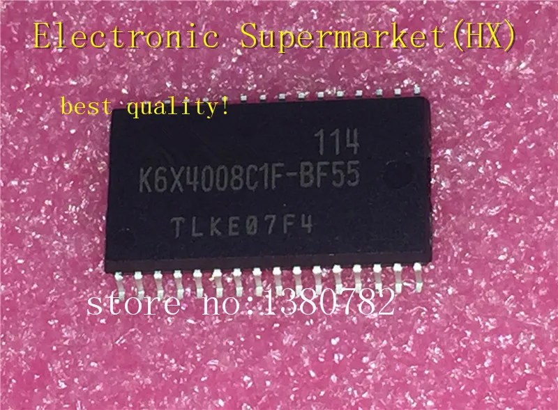 

Free shipping 20pcs/lots K6X4008C1F-BF55 K6X4008C1F K6X4008 SOP-32 IC in stock!