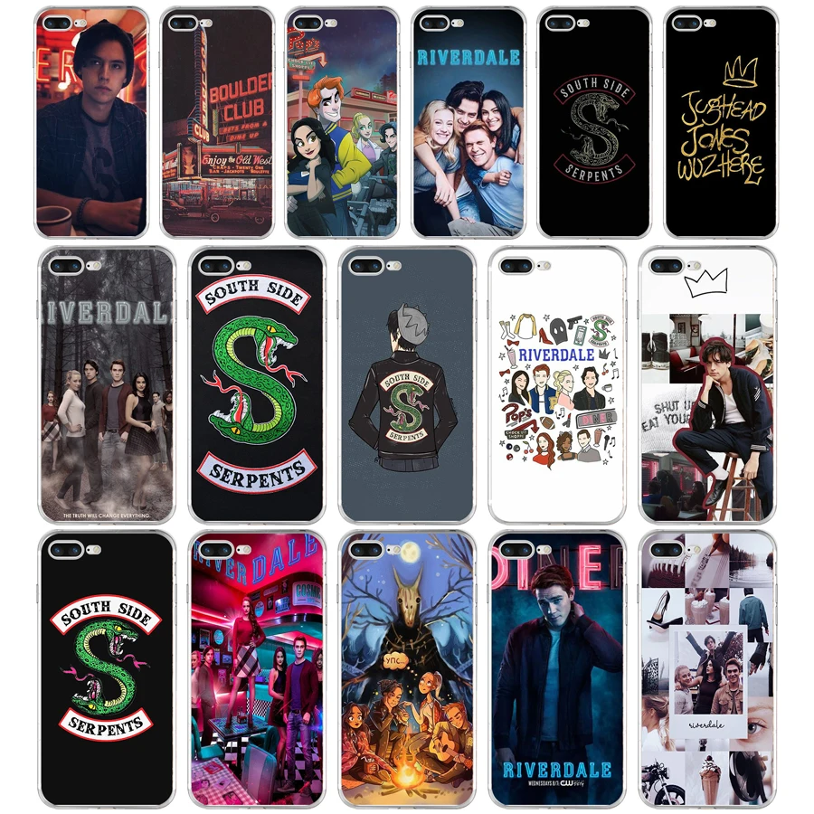 178FG tv riverdale SouthSide Serpent s  Soft TPU Silicone Cover Case For Apple iPhone5 5s se 6 6s 7 8 plus x xr xs max