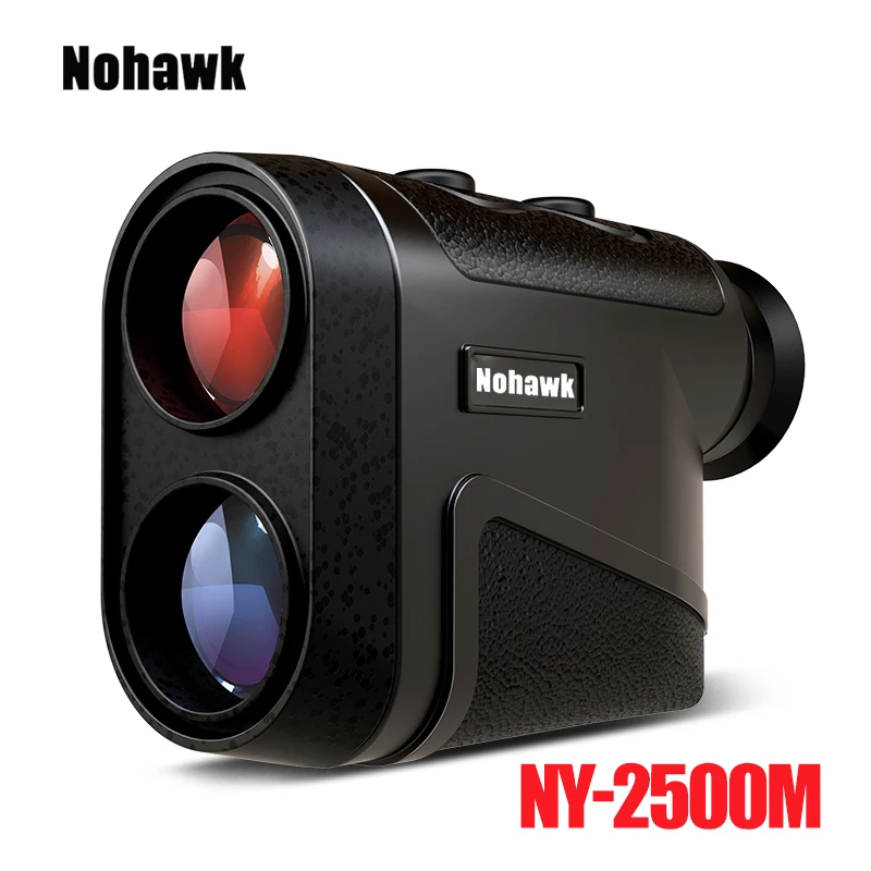 NOHAWK Laser Monocular Lazer Range Finder Meter Rangefinder for Golf Hunting Construction Fishing Tower Crane Observation