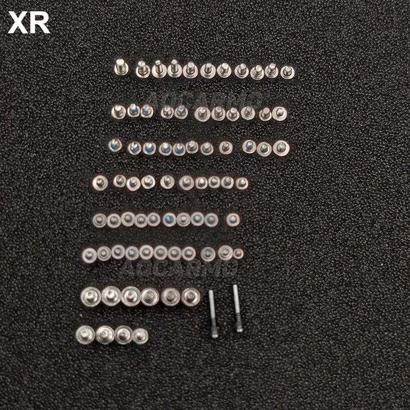 Aocarmo For iPhone XR Inside Motherboard And Bottom Frame Bolts Full Set Screws Replacement Part