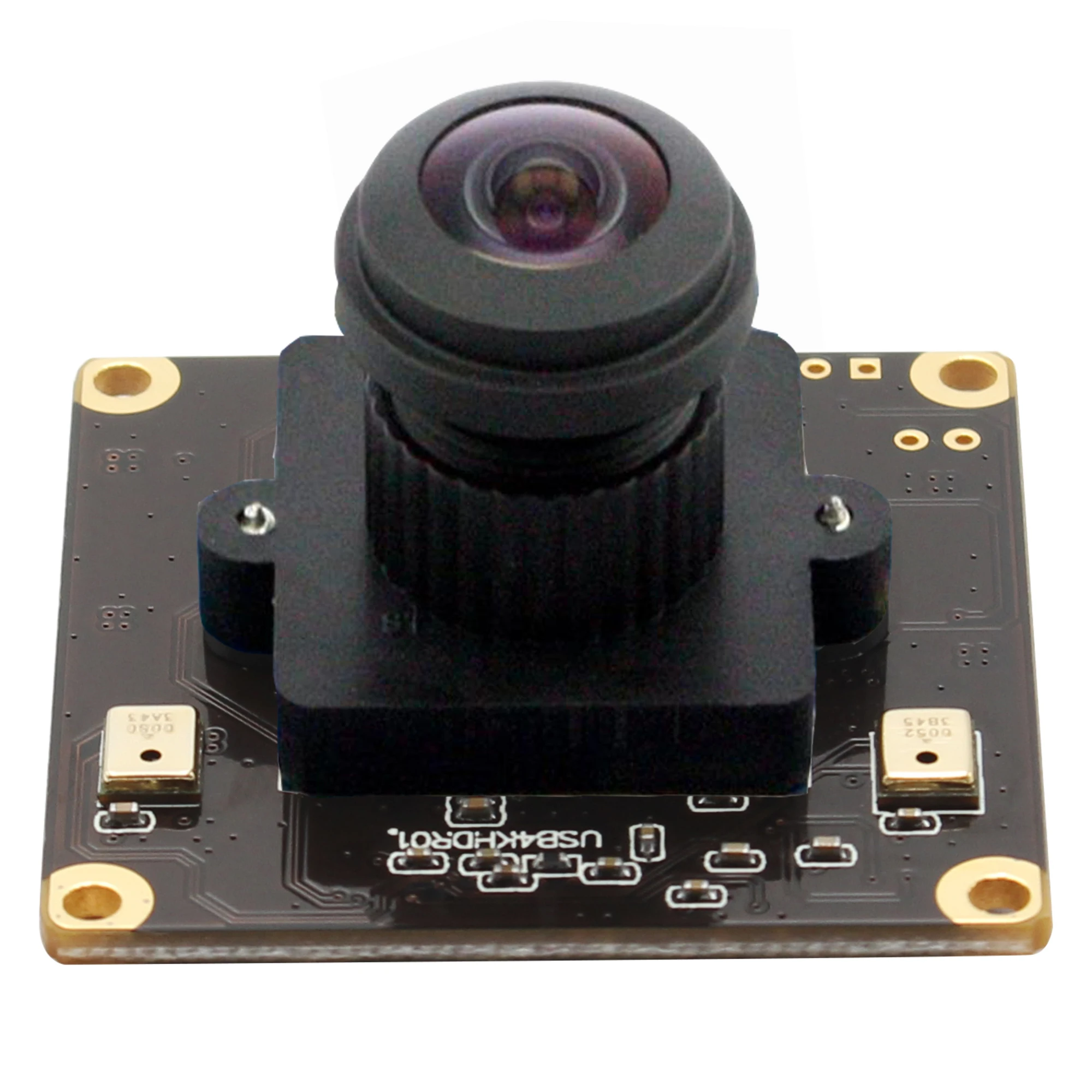 ELP Ultra HD 3840X2160 30FPS 4K CMOS IMX317 Audio Wide Angle USB Camera Module with 180 Degree Fisheye Lens ELP-USB4KHDR01-L180