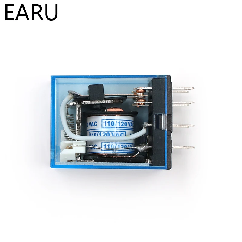Bobina de relé MY2P HH52P MY2NJ, Mini interruptor de relé electromagnético DPDT General con LED AC 110V 220V DC 12V 24V, envío gratis