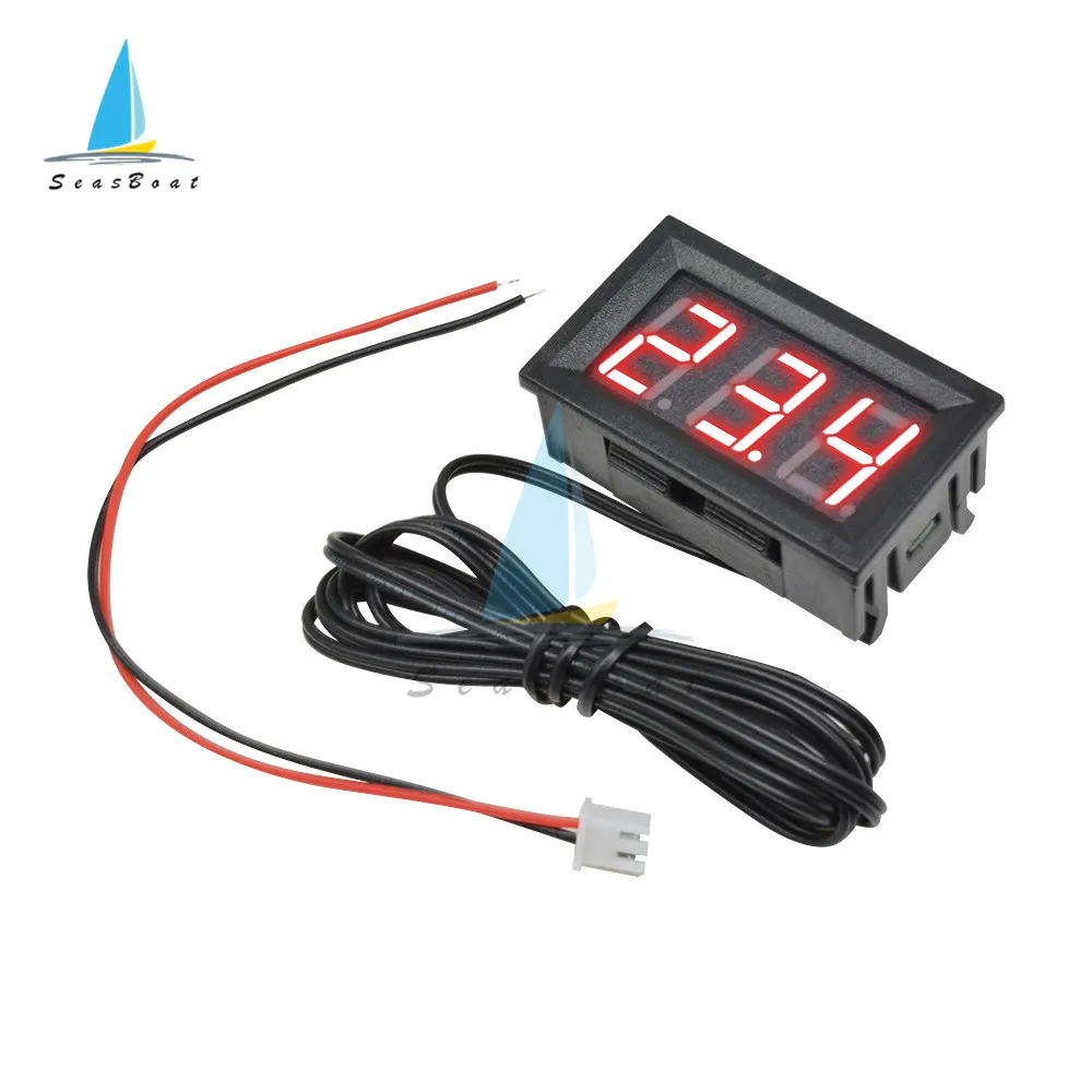 XH-B310 DC 12V LED Digital Display K-Type Thermometer Temperature Meter M6 Thread/Stick Thermocouple Tester -30~800C Thermograph