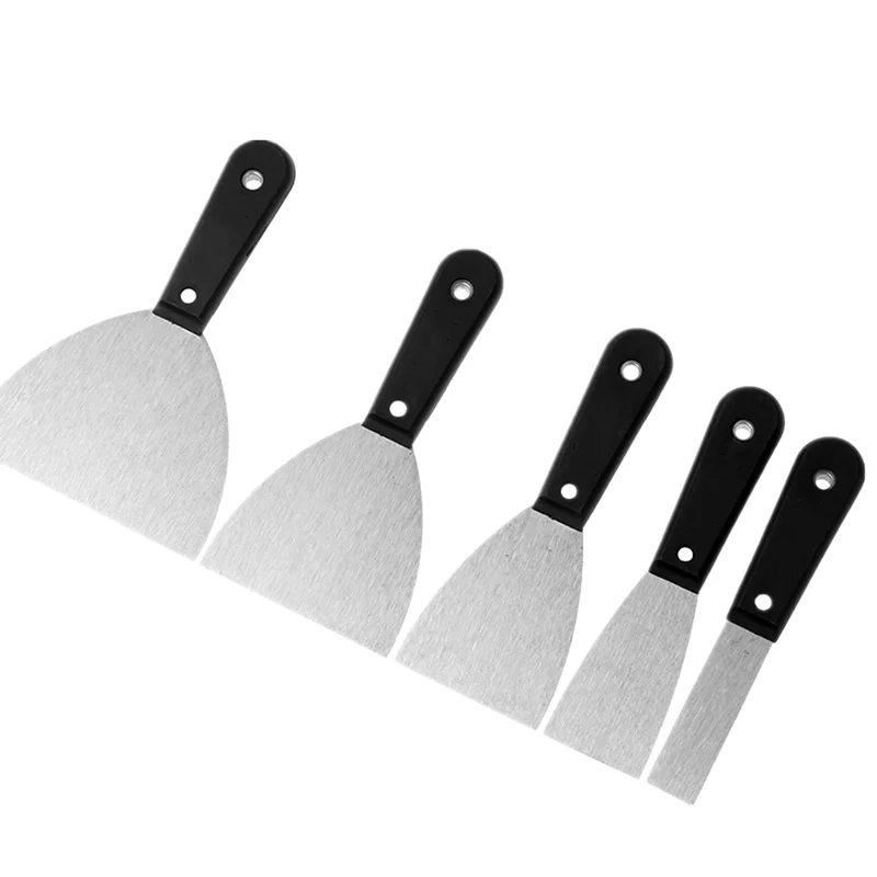 Carbon Steel Putty Knife 1/2/3/4/5 inch Wall Shovel Plaster Shovel Paint Filling Spatula Scraper Decoration Construction Tool